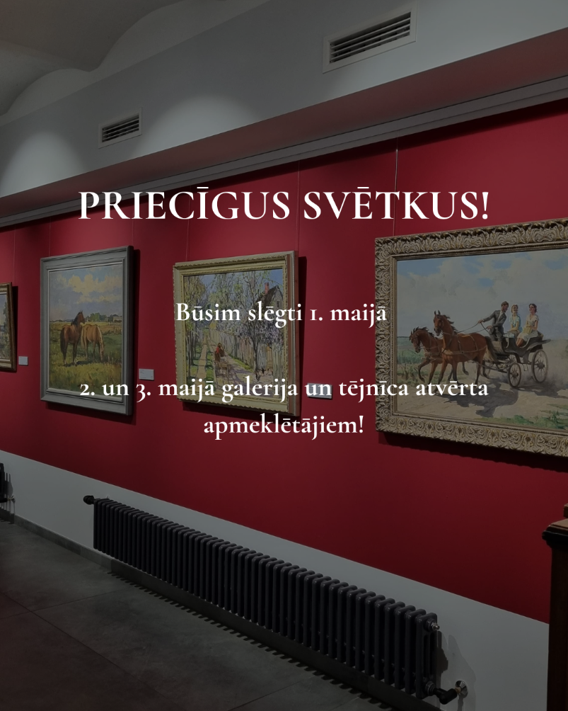 Galerijas "Art Platz" darba laiks svētkos
